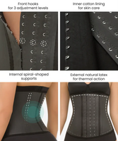 Slimming thermal waist cincher