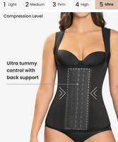 Full control body shaper vest -