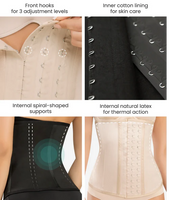 Thermal firm compression waist cincher -