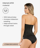 Thermal firm compression waist cincher -