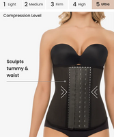 Thermal firm compression waist cincher -