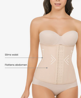 Double control waist cincher