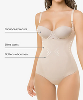 Seamless thermal abdomen focused body shaper