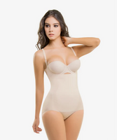 Seamless thermal abdomen focused body shaper