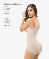 Seamless thermal abdomen focused body shaper