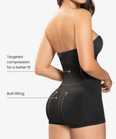 Seamless underbust body shaper in boyshort