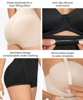 Seamless underbust body shaper in boyshort