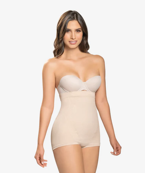 Seamless underbust body shaper in boyshort