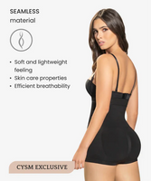 Seamless underbust body shaper in boyshort