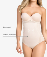 High-waist tummy control shaper in thong