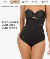 High-waist tummy control shaper in thong