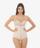 Slimming body shaper with back support