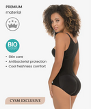 Slimming body shaper with back support