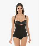 Slimming body shaper with back support