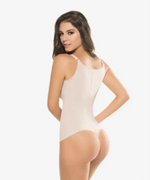 Slimming body shaper with back support