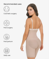 Strapless gradual compression bodysuit 258