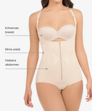 Butt-lifting compressive bodysuit