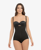 Butt-lifting compressive bodysuit