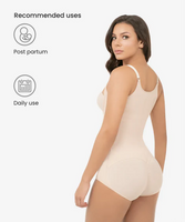 Butt-lifting compressive bodysuit