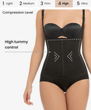 Butt-lifting compressive bodysuit