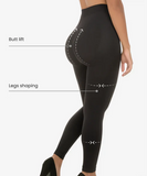 Seamless abdomen control butt-lifter leggings