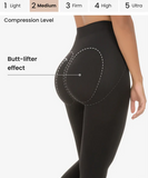 Seamless abdomen control butt-lifter leggings