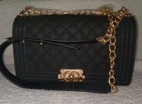 LARGE SIZE JELLY BAG BLACK