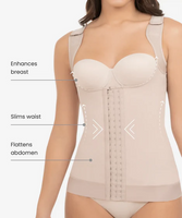 Compressive posture corrector vest