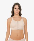 Front closure bust support bra