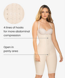 Gradual compression curvy body shaper