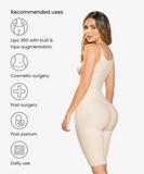 Gradual compression curvy body shaper