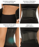 Workout sweat enhancing waistband