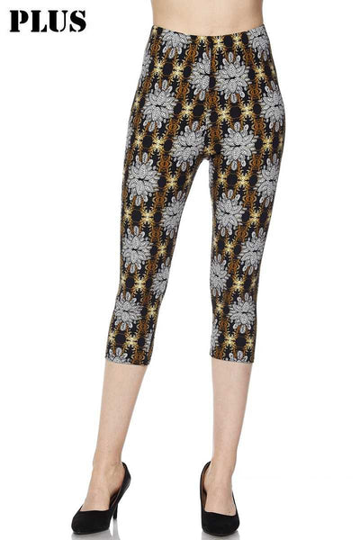 Plus Abstract Print Capri