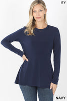 ITY Long Sleeve Top Navy