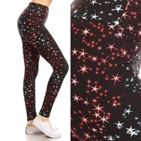 5'' yoga waist band Star Trend leggings